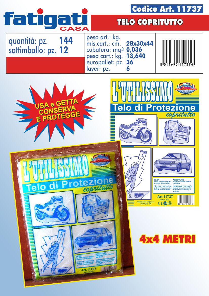 TELO COPRITUTTO 4X4MT