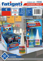 SUPER ADESIVO "FORZA 10" 10GR.