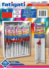 CANDELE CON SCINTILLE