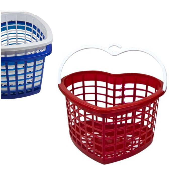 CESTINO PLASTICA F/CUORE 26X17CM