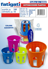 SOTTOBICCHIERI PLASTICA 4PZ