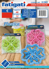 STENDINO BUCATO SMERLATO 8 PINZE
