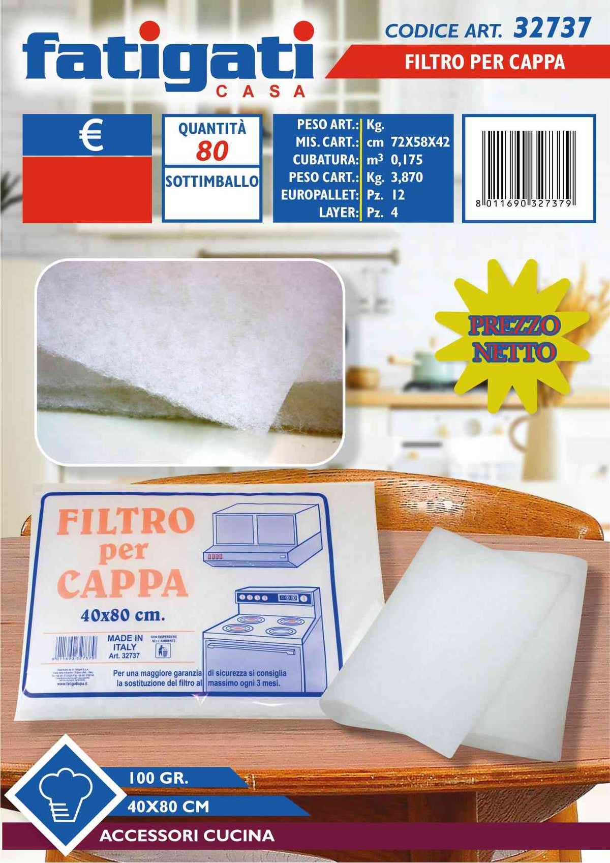 FILTRO PER KAPPA CT/100