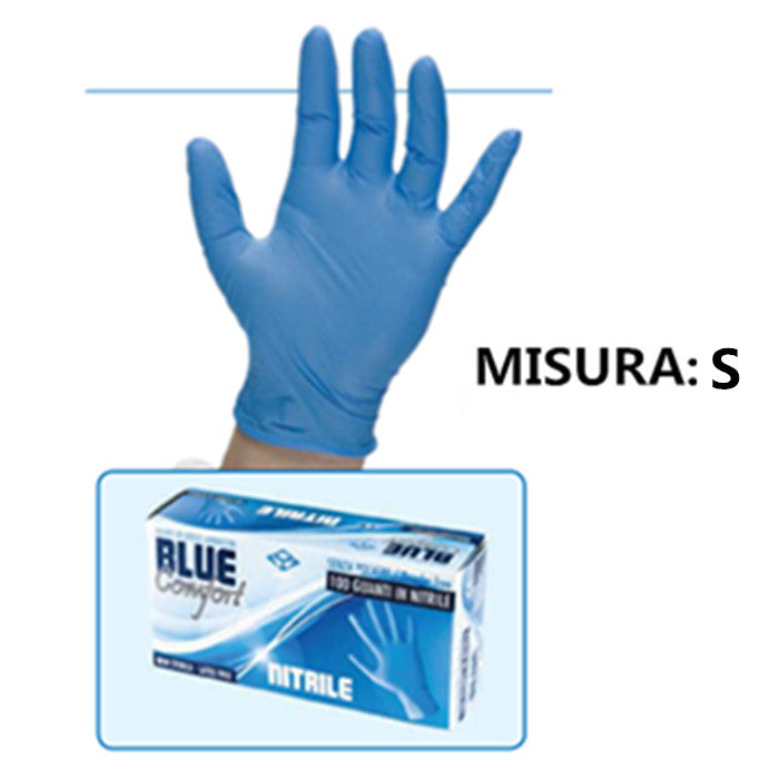 GUANTI IN NITRILE S/POLV MISURA:S