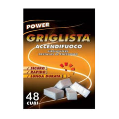 ACCENDIFUCCO GRIGLISTA TAVOLETTE 48 CUBI CT/32
