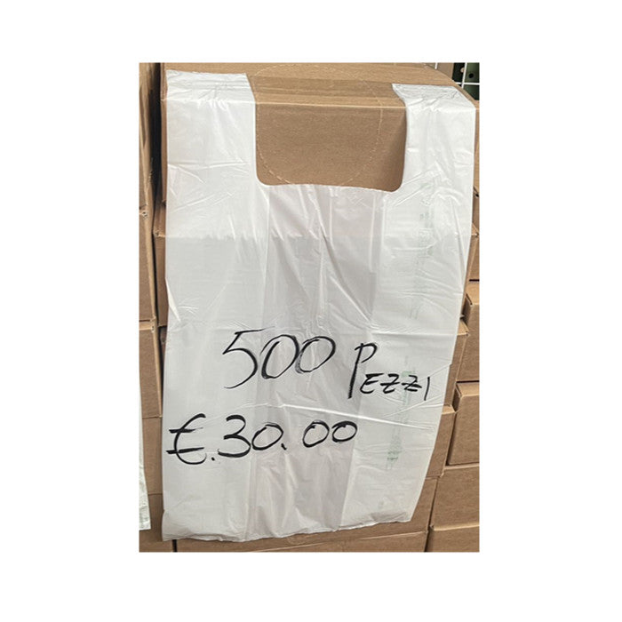 **BORSE BIO-COMP BIANCO 30+9+9X60 GR.14 (CF.500PZ)