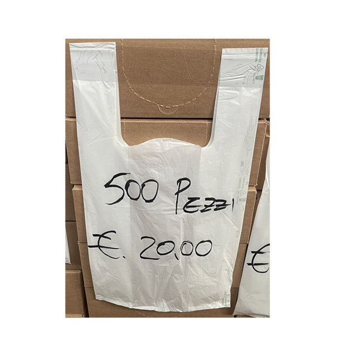**BORSE BIO-COMP BIANCO 27+8+8X50 GR.8 (CF.500PZ)