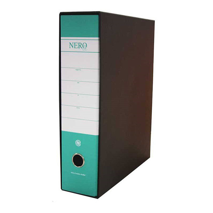RACCOGLITORE PROTOCOLLO NERO DORSO 8 VERDE