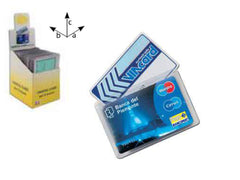 CRYSTAL CARD PORTACARD A 2 SCOMPART  100/DISPLAY