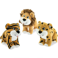 NICE & GOOD - ANIMALI SELVAGGI SEDUTI 19 CM 3 MDL