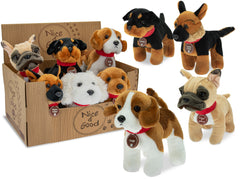 NICE & GOOD - CANI 18 CM C/MEDAGLIETTA 6 MDL
