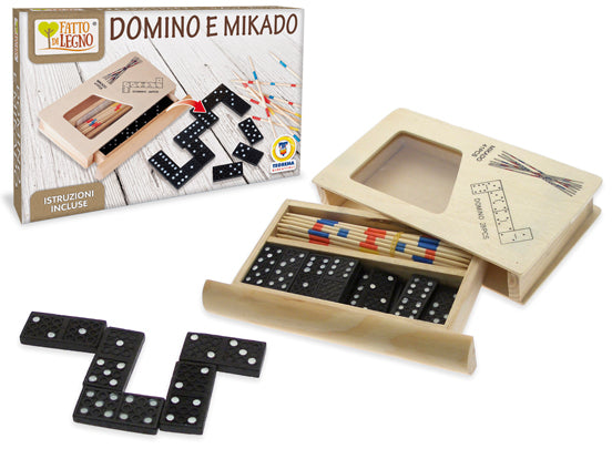FATTO DI LEGNO - DOMINO E MIKADO 41 PZ
