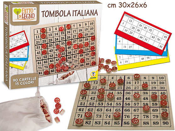 FATTO DI LEGNO - TOMBOLA ITALIANA C/TABELLONE