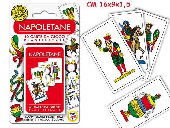 CARTE DA GIOCO NAPOLETANE MAZZO DA 40PZ
