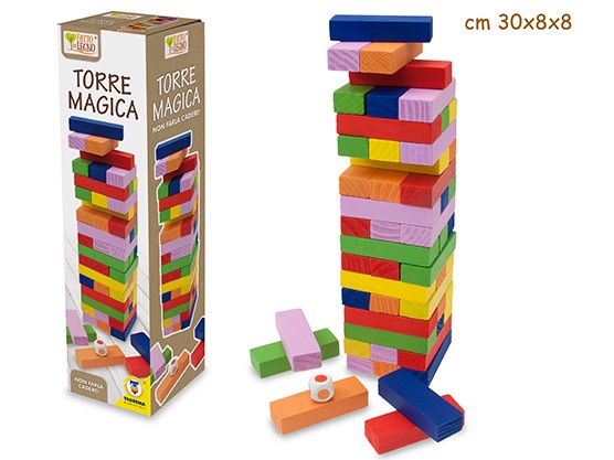 FATTO DI LEGNO - GIOCCO TORRE MAGICA 54PZ