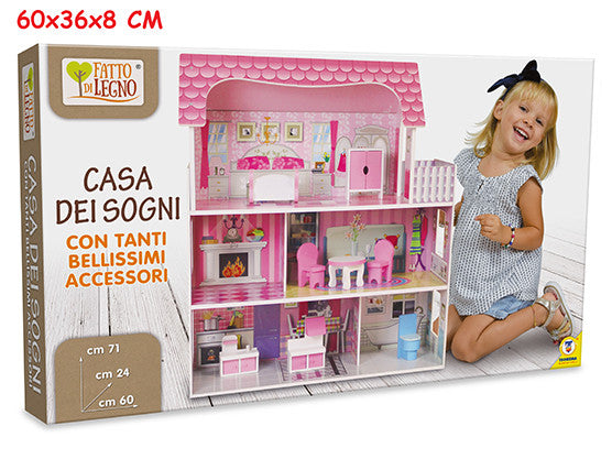 **FATTO DI LEGNO - CASA DEI SOGNI CON ACCESSORI