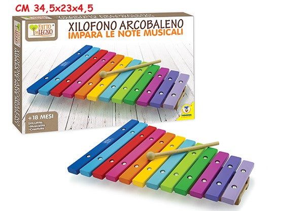 FATTO DI LEGNO - XILOFONO ARCOBALENO