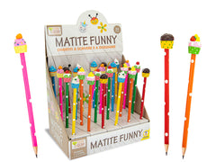 FATTO DI LEGNO - MATITE CUPCAKE 24 PZ 5 COL. ASST