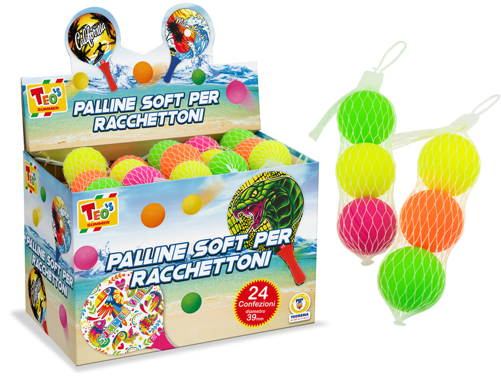TEO'S - PALLINE PER RACCHETTONI 3PZ IN DISPL 39MM
