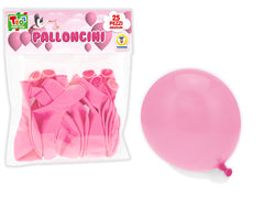 TEO'S - PALLONCINI ROSA 25 CM 25 PZ
