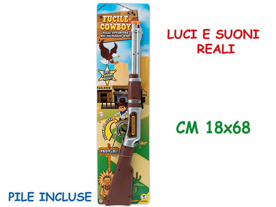 MR. BOY - FUCILE PICCOLO COWBOY C/LUCI E SUONI