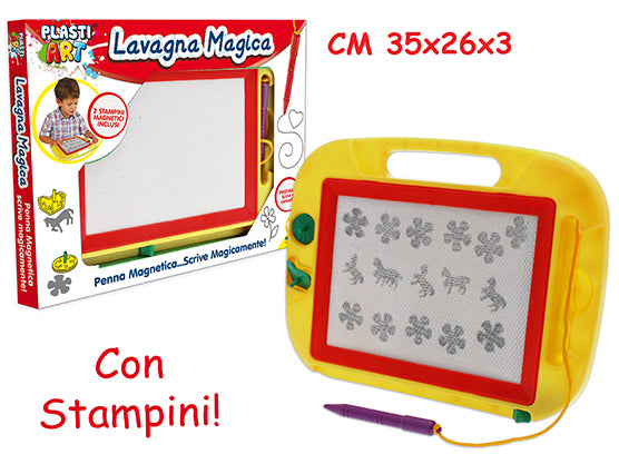 PLASTIART - LAVAGNA MAGICA CON PENNA MAGNETICA