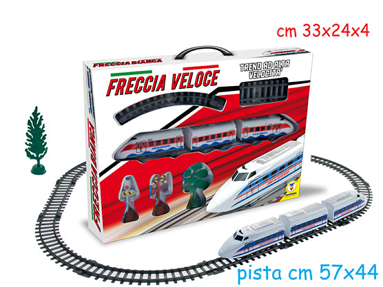 TEO'S - TRENO FRECCIA VELOCE PISTA 55X44 CM