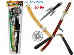NINJIA SET COME PICCOLO SAMURAI 10PZ