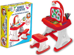 PLASTIART - BANCO SCUOLA CON PROIETTORE E ACCESSOR