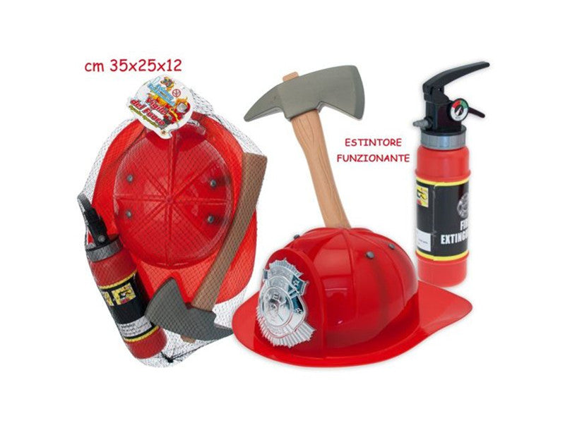 TEO'S - SQUADRA ANTINCENDIO CON CASCO ED ESTINTORE