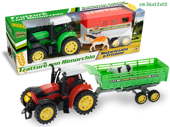 LINEA VERDE - TRATTORE A FRIZ, TRASPORTO