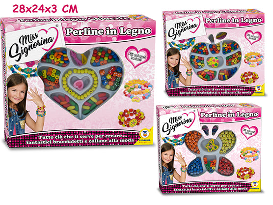 MISS SIGNORINA - PERLINE COLORATE IN LEGNO 3