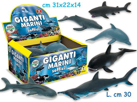 GEO NATURE - ANIMALI MARINI SOFFICI 6 MDL