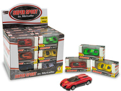 METAL KIDS - AUTO SPORTIVE IN METALLO 24PZ 8 MDL