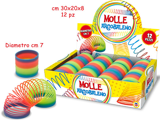 TEO'S - MOLLA COLORI ARCOBALENO 12 PZ DISPLAY