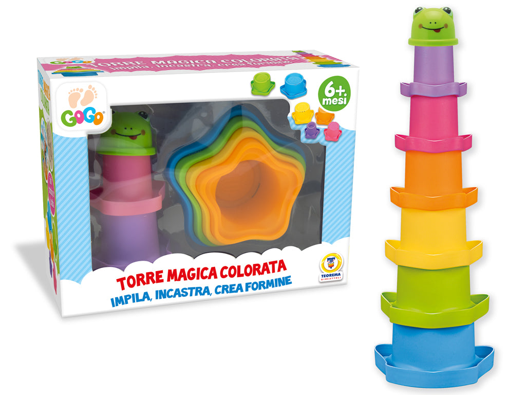 GOGO - TORRE MAGICA COLORATA 7 PZ