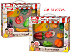 GRANDE CHEF - FRUTTA E VERDURA CON VELCRO 2 MDL