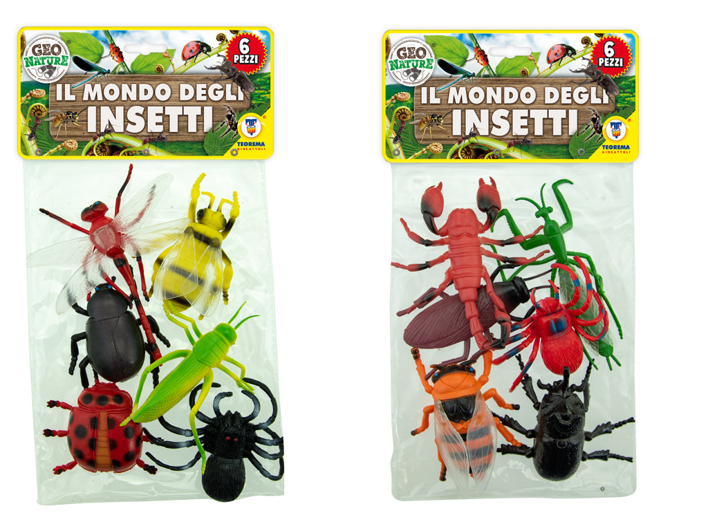 GEO NATURE - INSETTI 6 PZ 2 ASS