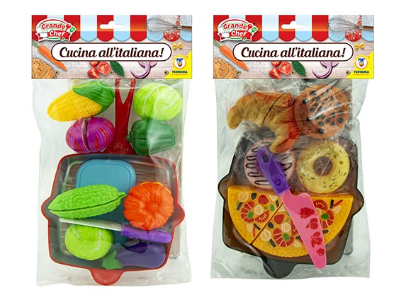GRANDE CHEF - PADELLA C/ACCESSORI IN VELCRO 2 MDL.