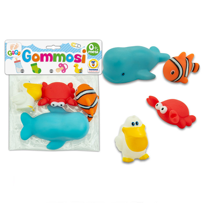 GOGO - GOMMOSI ANIMALI MARINI 4 PZ