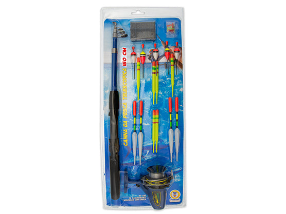 TEOSPORT - CANNA DA PESCA TELESC. C/MULINEL. 160CM