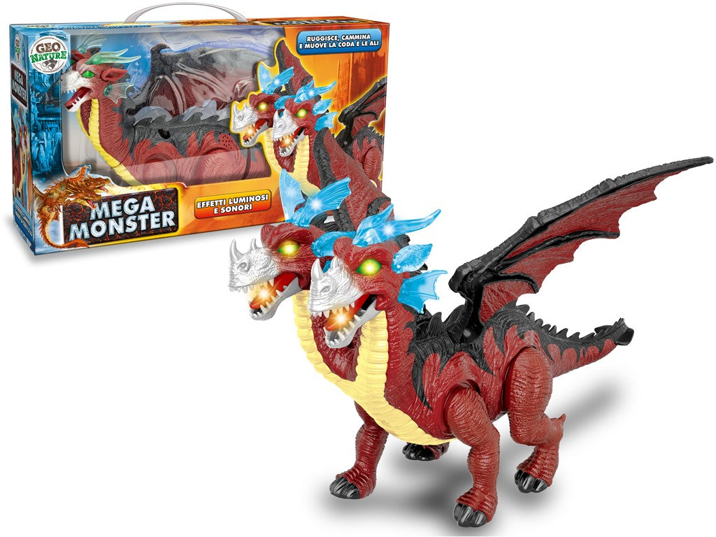 GEO NATURE - MEGA DRAGO A DUE TESTE CAMMINA