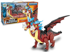 GEO NATURE - MEGA DRAGO A DUE TESTE CAMMINA