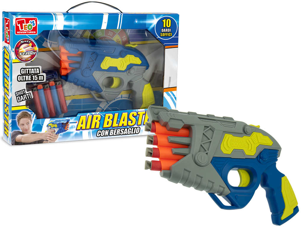 TEO'S - SUPER BULLET GUN 10 DARDI SOFT GITATTA+15M
