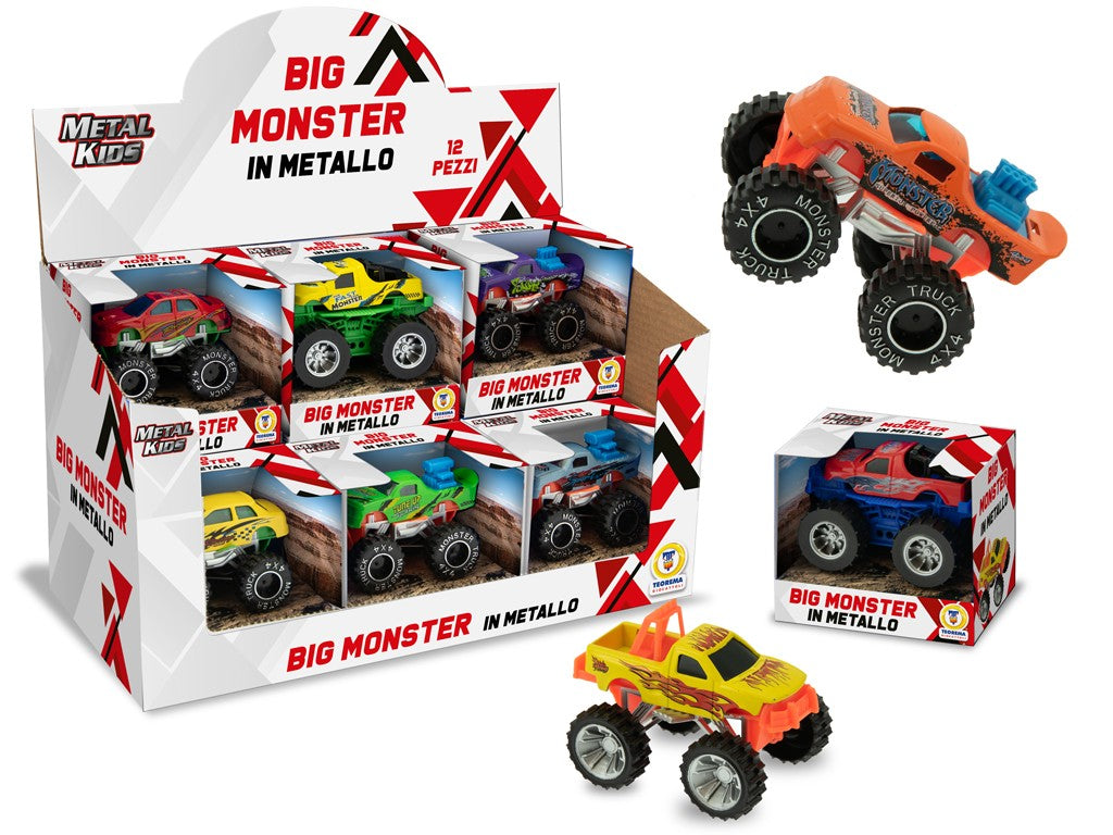 METAL KIDS - MONSTERS 12 ASST. IN METALLO
