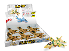 PLAYCITY- AEREO MILITARE A FRIZ C/LUCI E SUONI