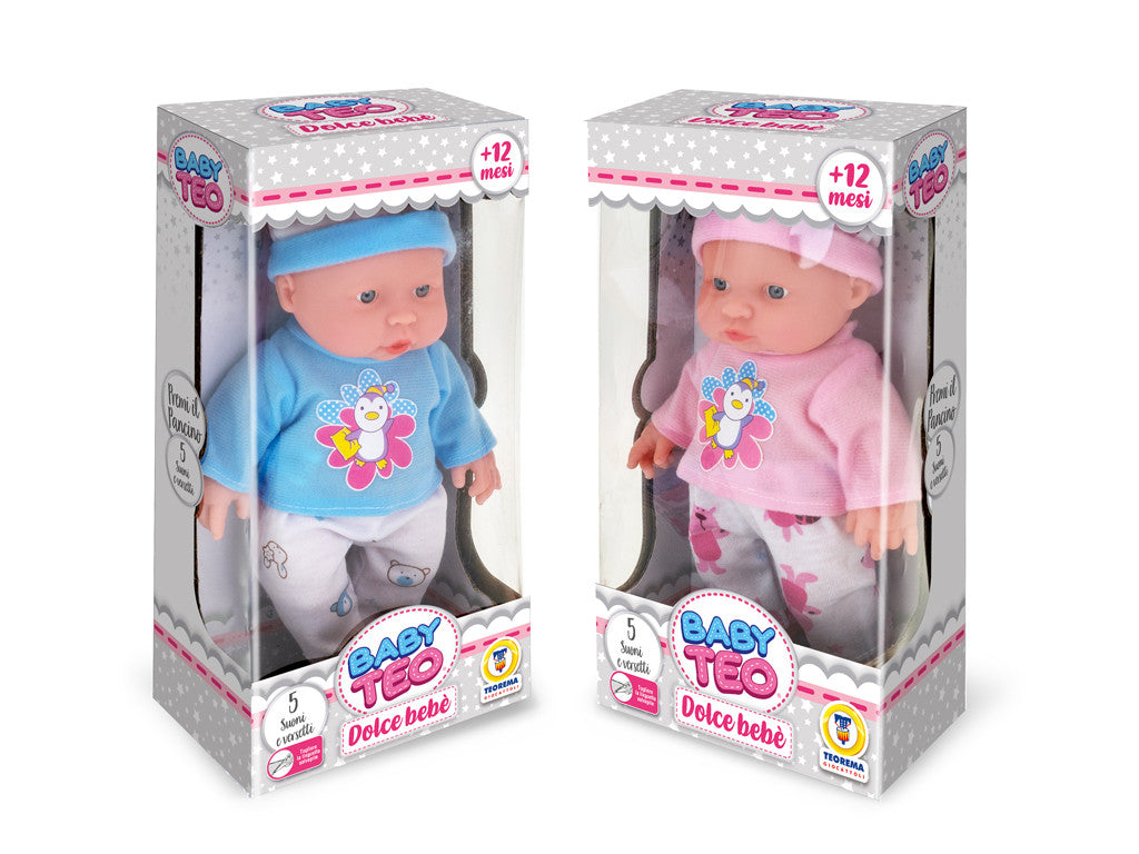 BABY TEO - BAMBOLOTTO CON VOCE 24 CM 2 MDL ASS