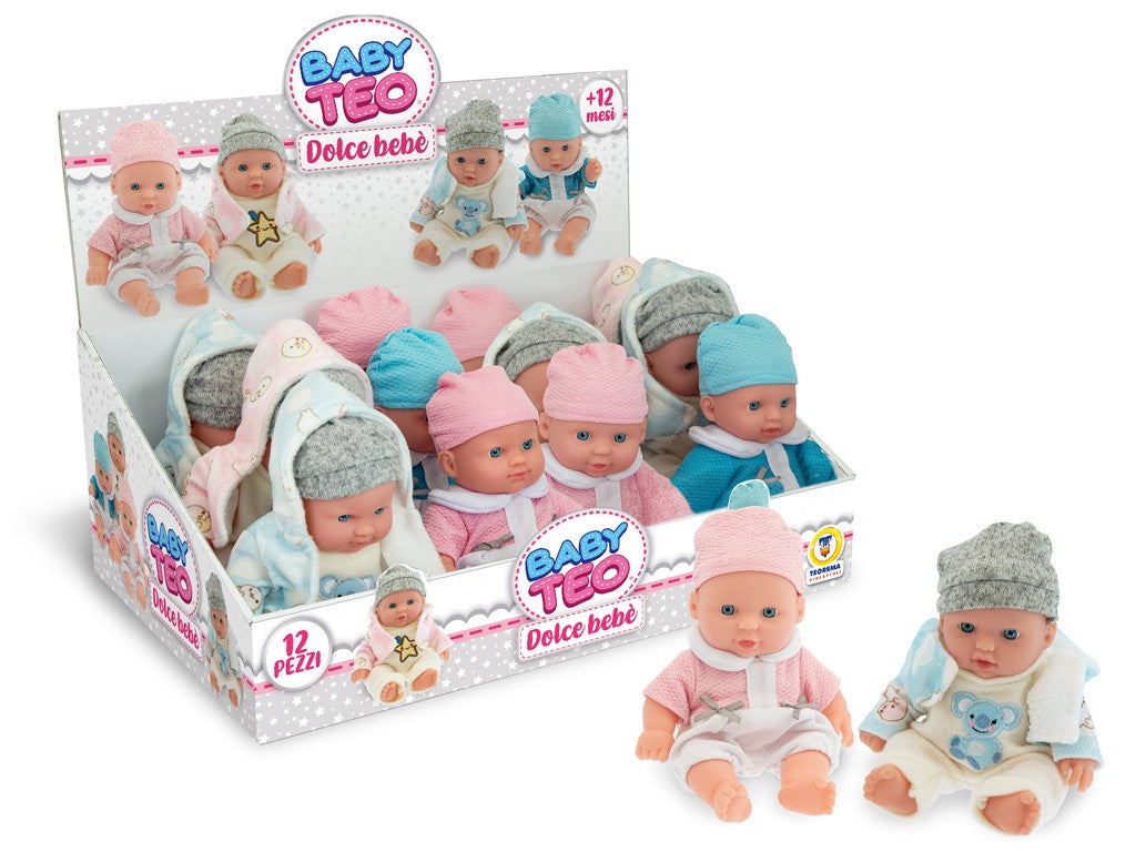 BABY TEO - BAMBOLOTTO IN VINILE 20 CM 2 ASS