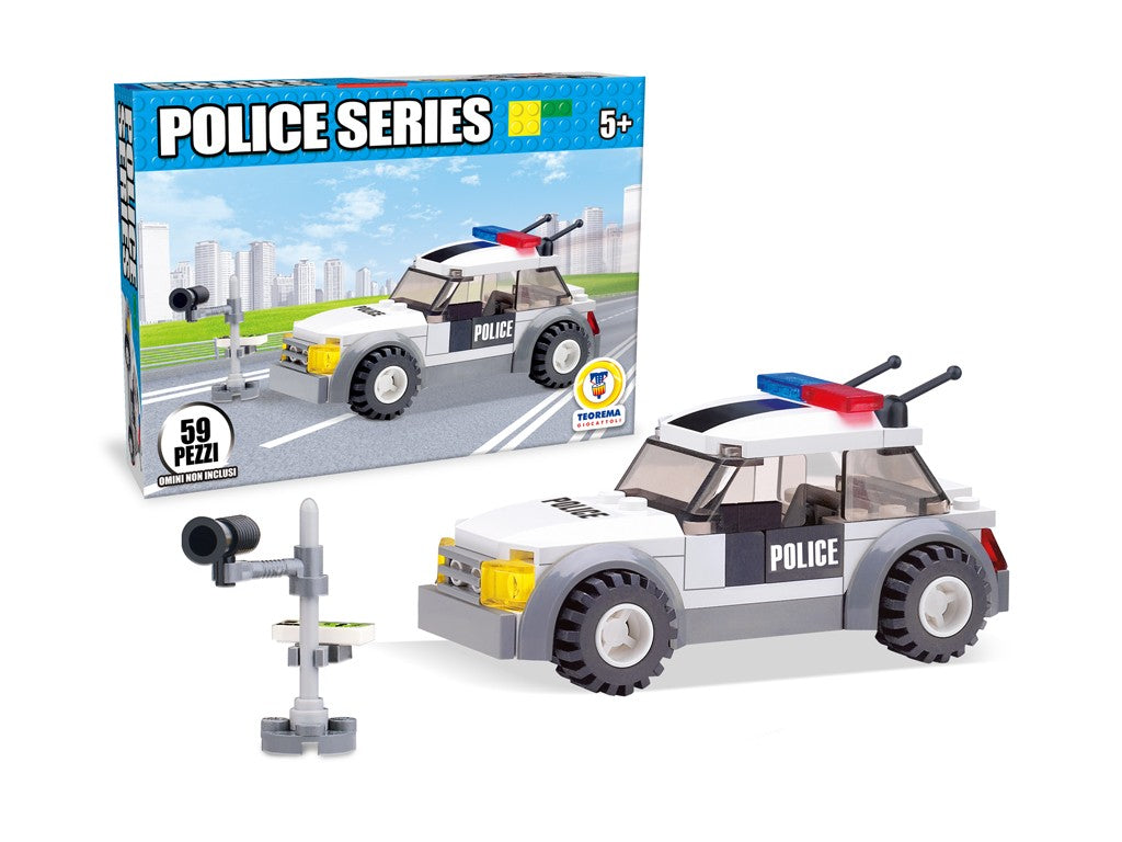 COSTRUZIONI CLICK CLACK AUTO POLICE 55 PZ