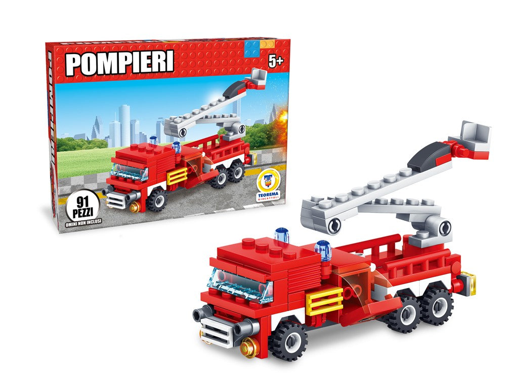 COSTRUZIONI CLICK CLACK POMPIIERI 91 PZ